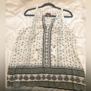 Vince Camuto Top | White Flowy Halter